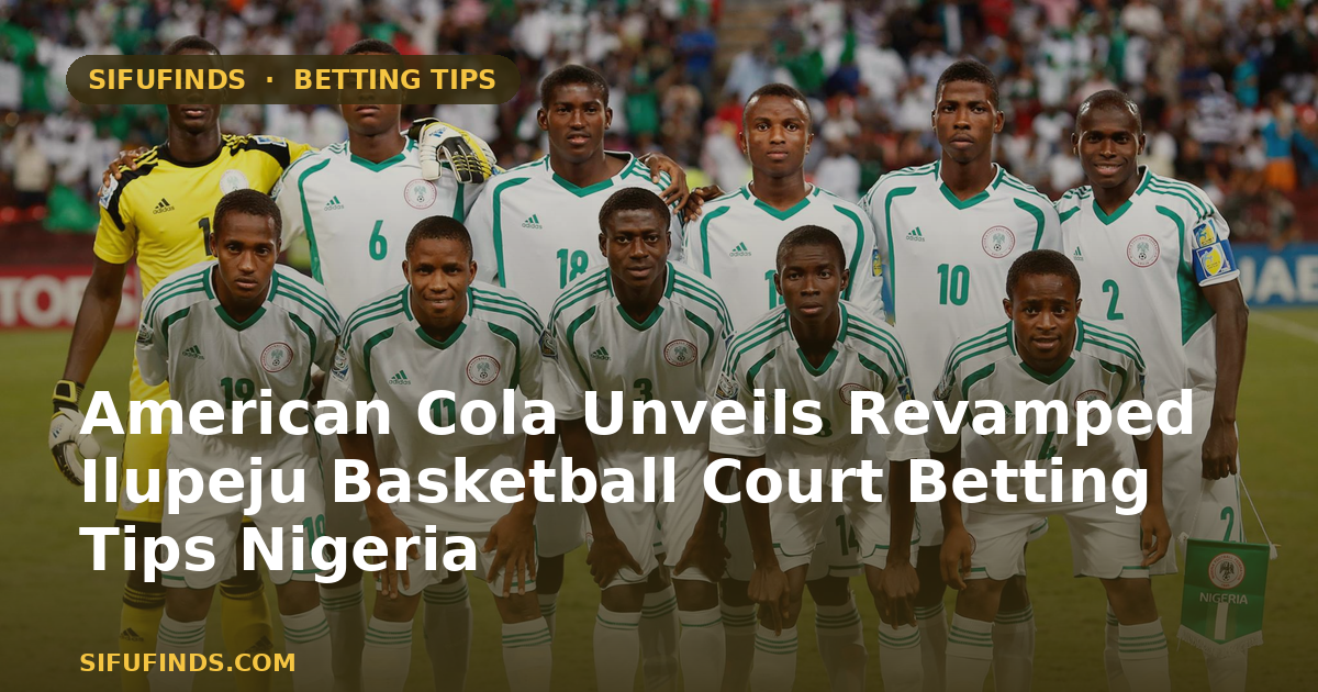 American Cola Unveils Revamped Ilupeju Basketball Court