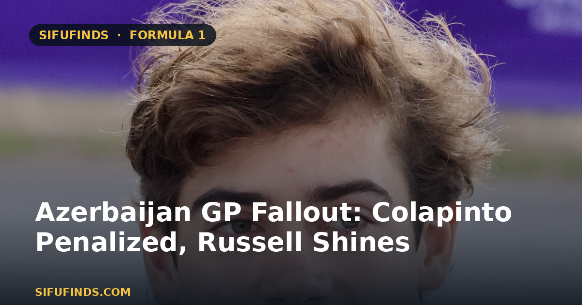 Azerbaijan GP Fallout: Colapinto Penalized, Russell Shines