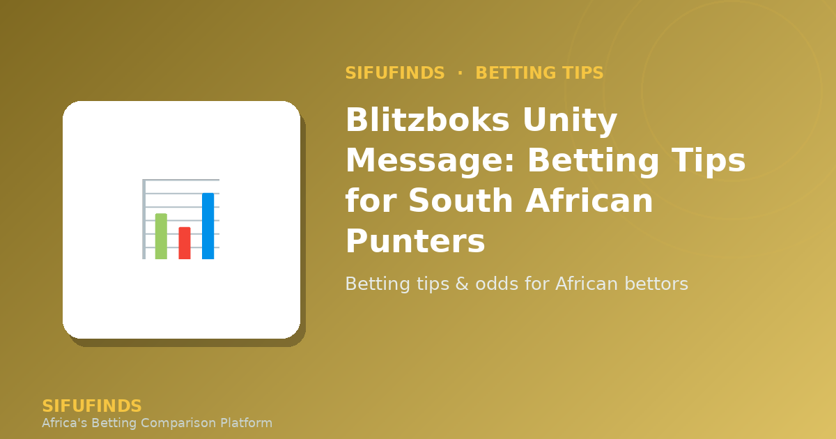 Blitzboks Unity: Betting Tips for South Africa Rugby Fans