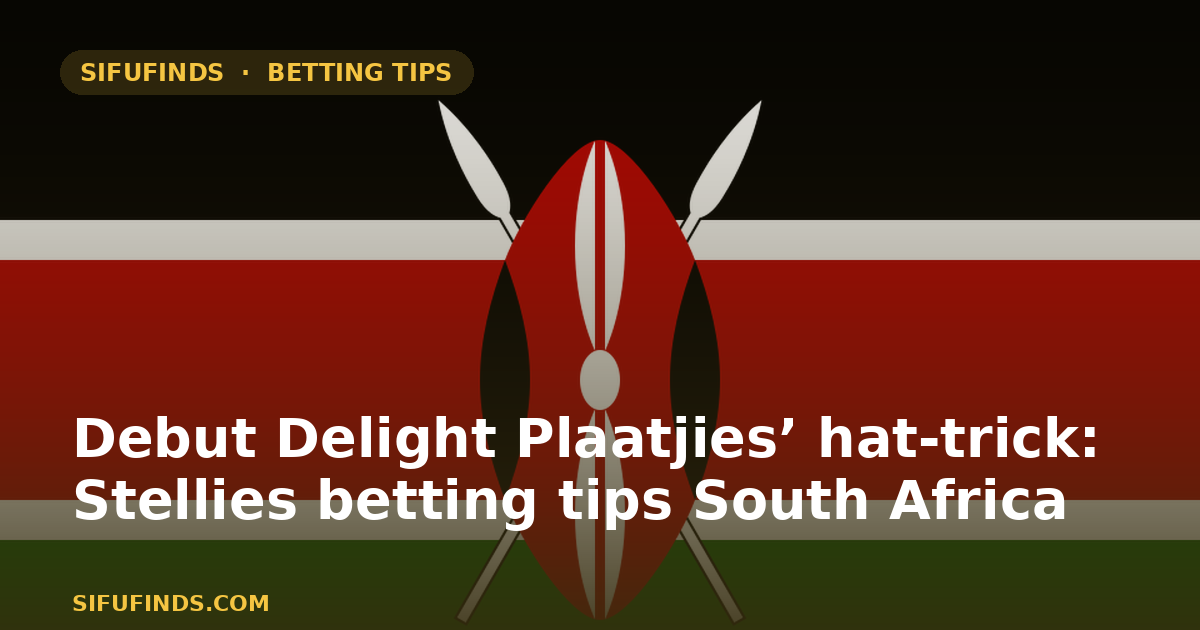 Debut Delight Plaatjies’ hat-trick: Stellies betting tips