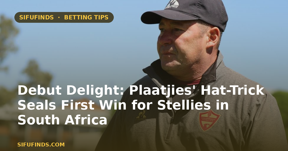 Debut Delight: Plaatjies' Hat-Trick Seals First Win for