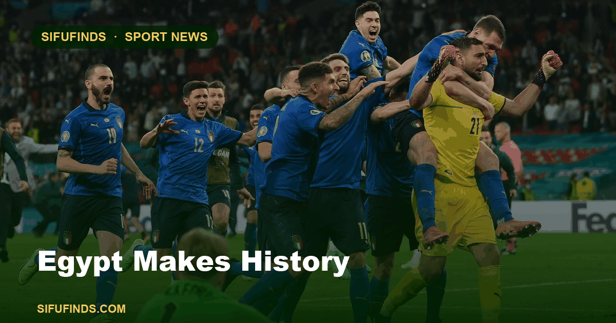 Egypt Makes History