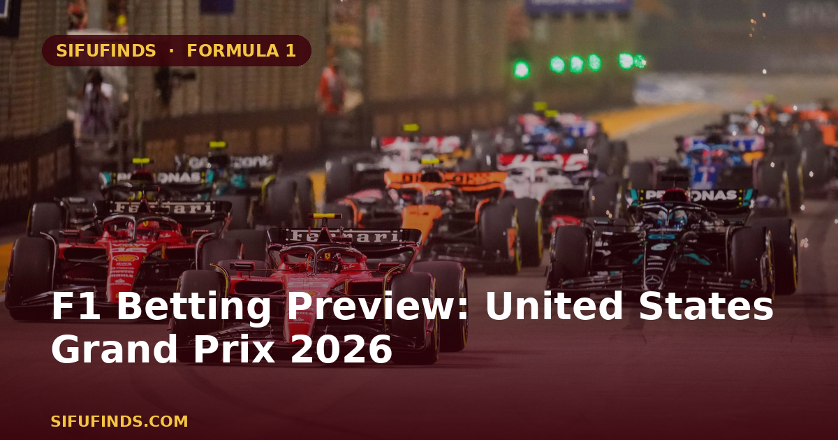 F1 Betting Preview: United States Grand Prix 2026