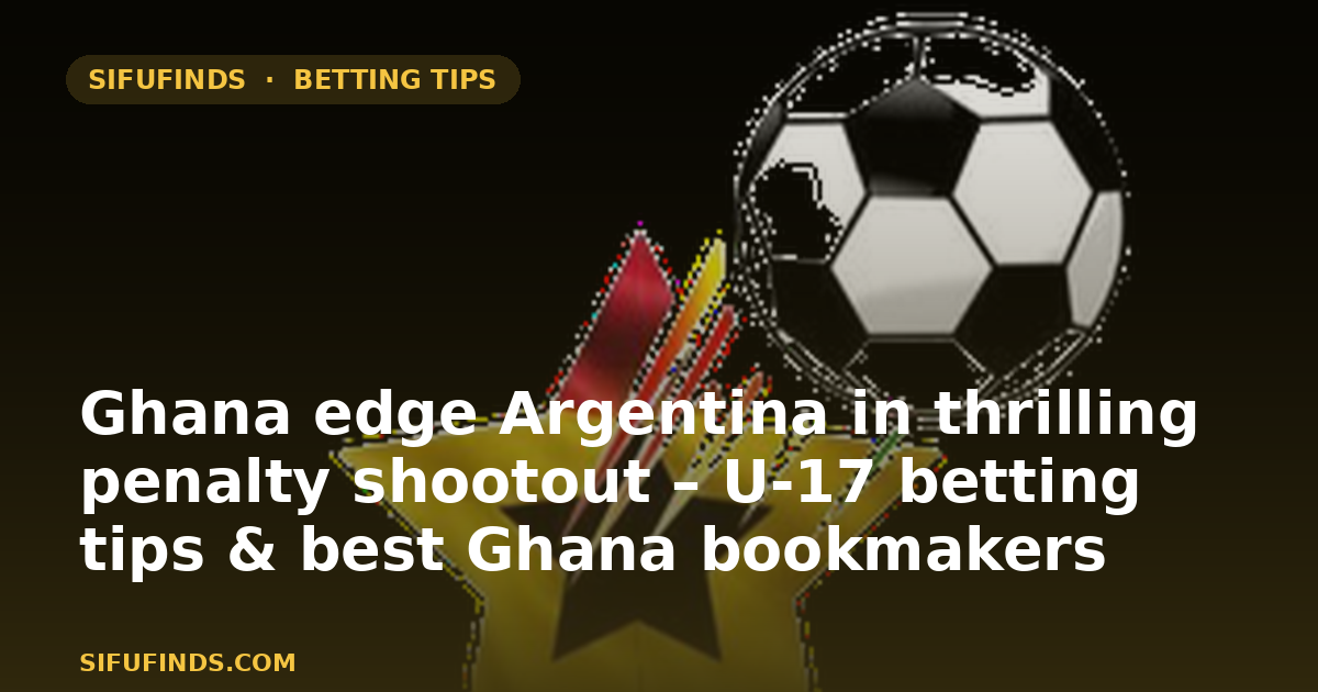 Ghana edge Argentina in thrilling penalty shootout – U‑17