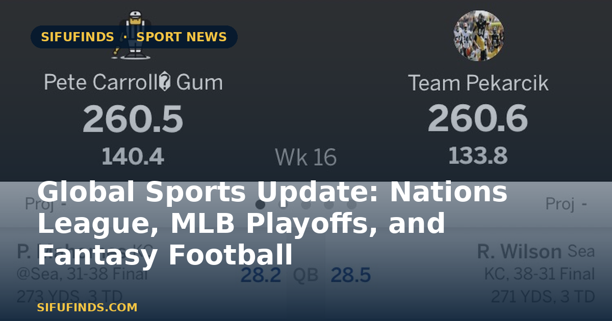 Global Sports Update: Nations League, MLB Playoffs