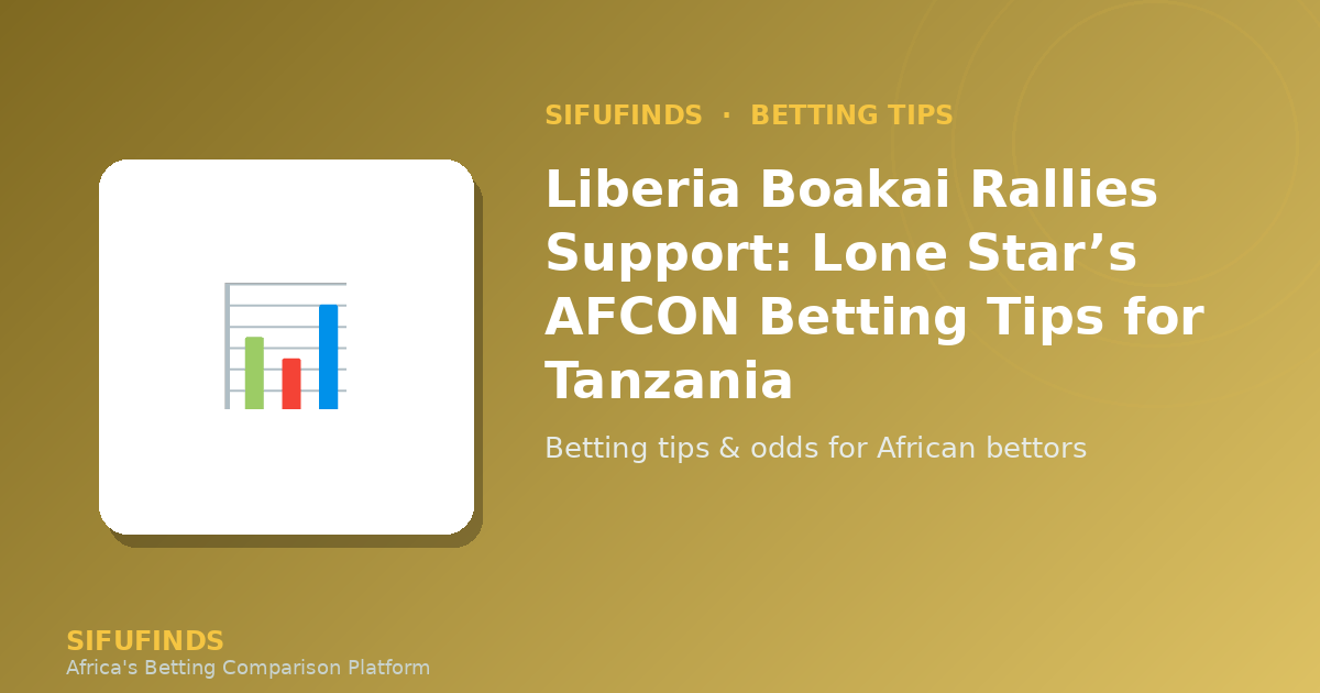 Liberia Boakai Rallies Support: Lone Star’s AFCON Betting