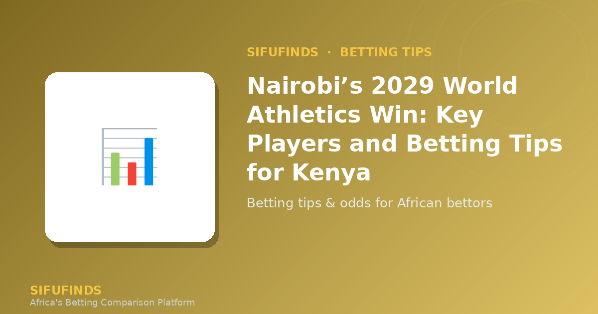 Nairobi’s 2029 World Athletics Win: Key Players and Betting