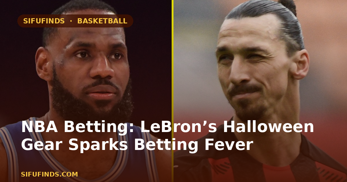 NBA Betting: LeBron’s Halloween Gear Sparks Betting Fever
