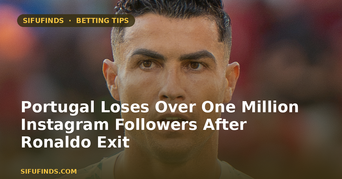 Portugal Loses Over One Million Instagram Followers After