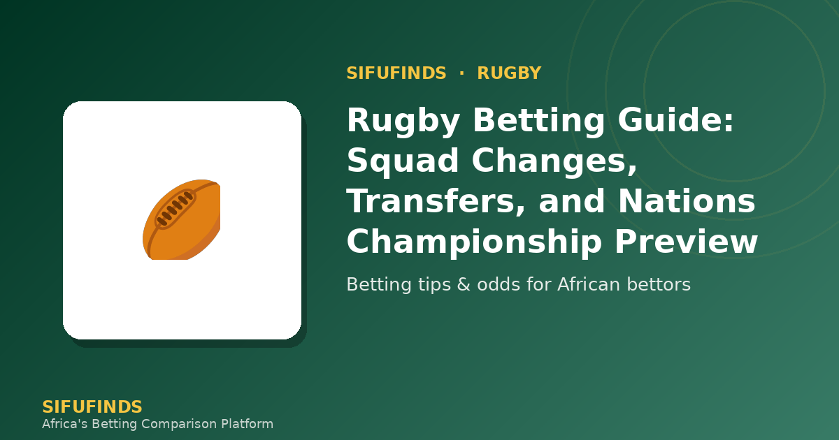 Rugby Betting Guide: Squad Changes, Transfers, and Nations
