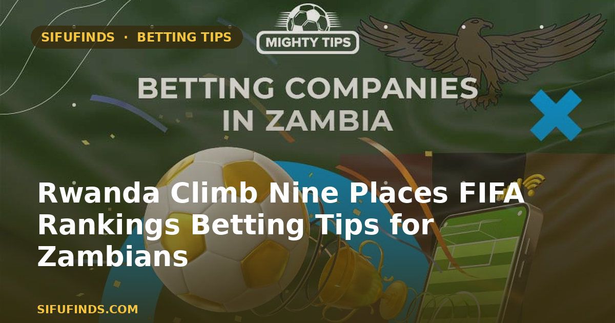Rwanda Climb Nine Places FIFA Rankings Betting Tips