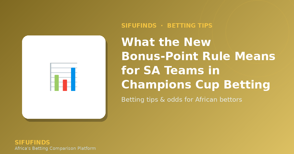 What the New Bonus-Point Rule Means for SA Teams