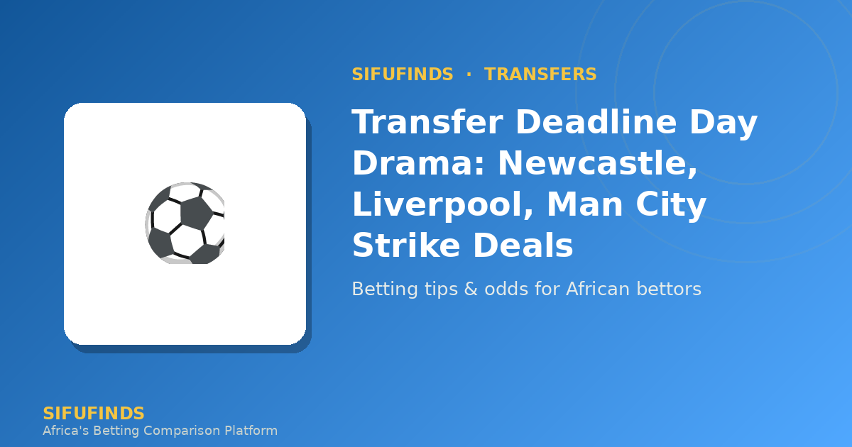Transfer Deadline Day Drama: Newcastle, Liverpool, Man City Strike Deals