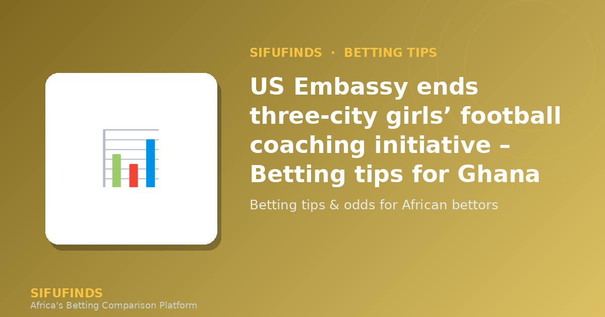 US Embassy ends three‑city girls’ football coaching