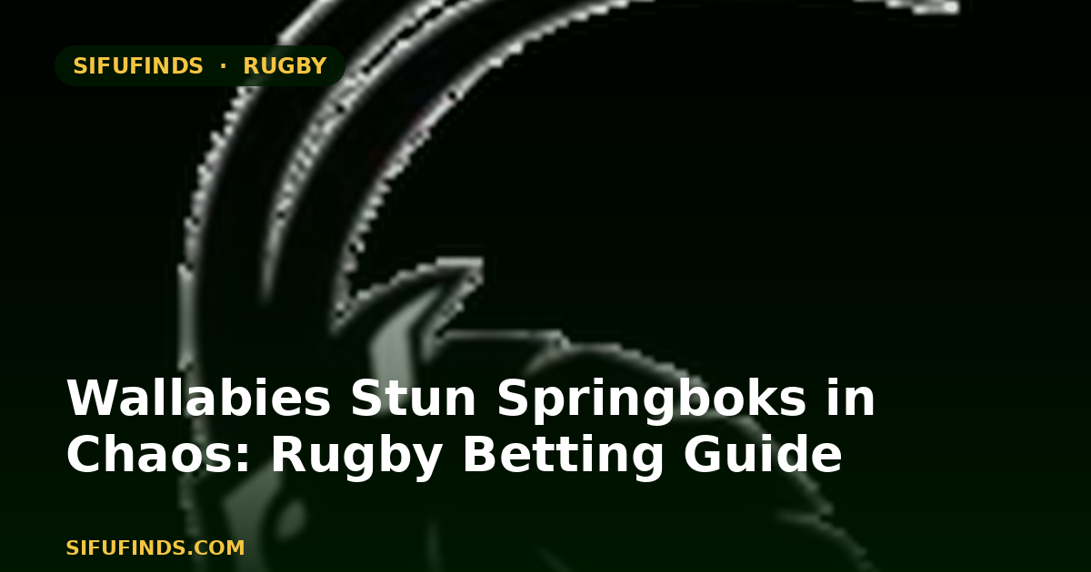 Wallabies Stun Springboks in Chaos: Rugby Betting Guide