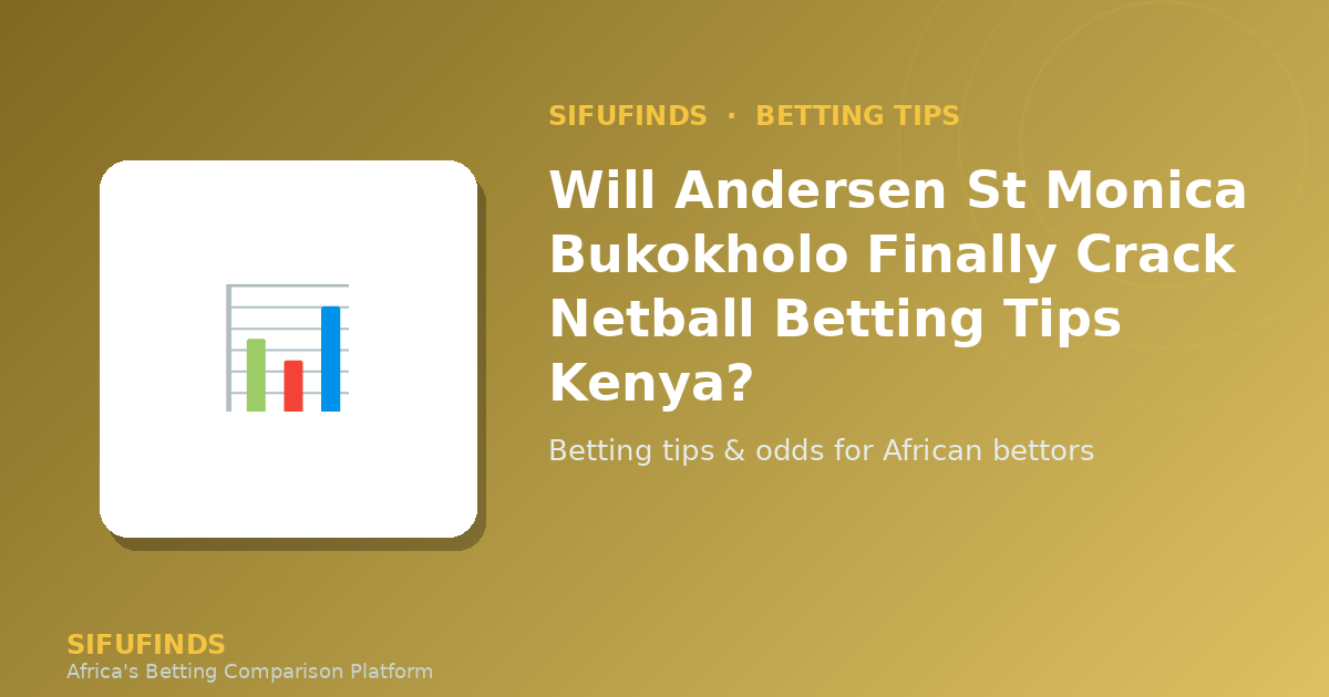 Will Andersen St Monica Bukokholo Finally Crack Netball