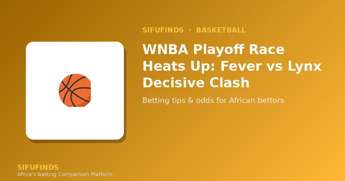 WNBA Playoff Race Heats Up: Fever vs Lynx Decisive Clash