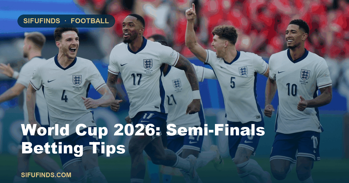 World Cup 2026: Semi-Finals Betting Tips