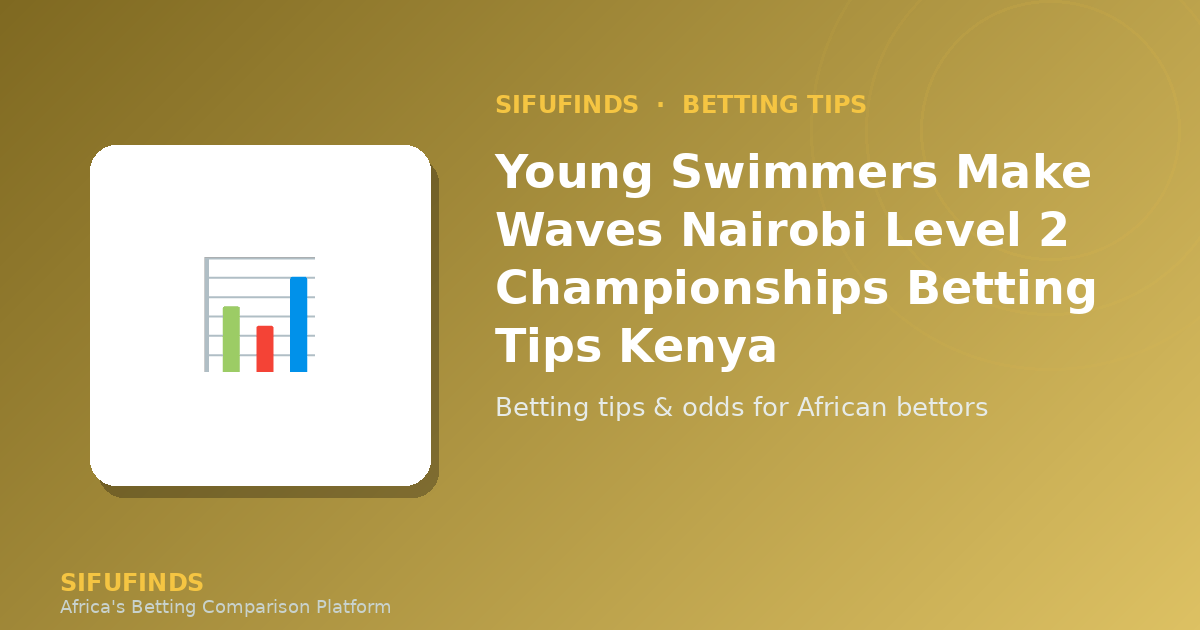 Young Swimmers Make Waves Nairobi Level 2 Championships