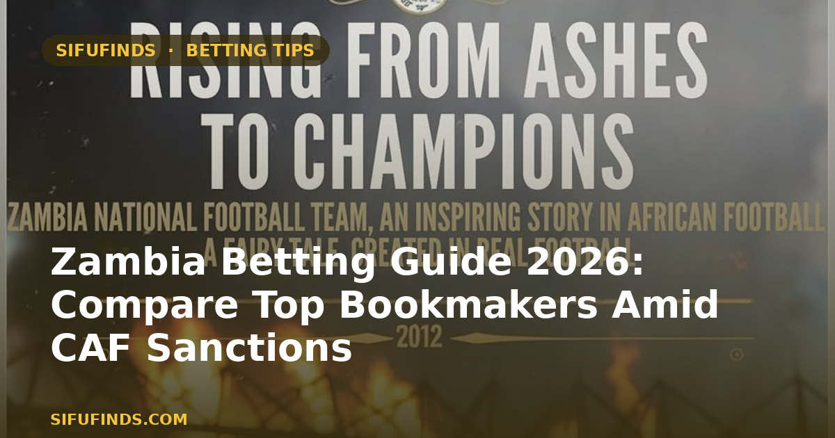 Zambia Betting Guide 2026: Compare Top Bookmakers Amid CAF
