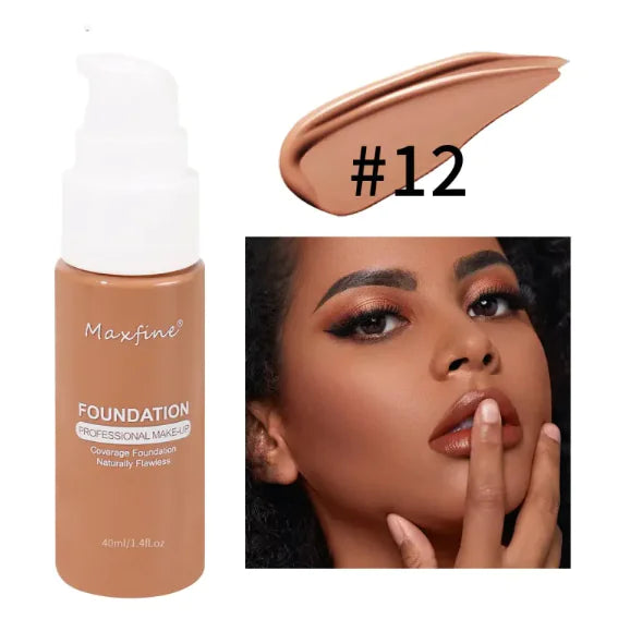 12-Color Liquid Foundation & Concealer